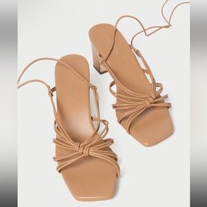 Ryder Dune Leather Heeled Sandal